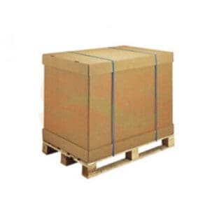 Honeycomb boxes with wooden pallets
