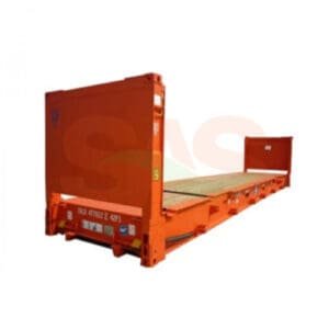 New/Used 40’ ISO flat rack shipping containers